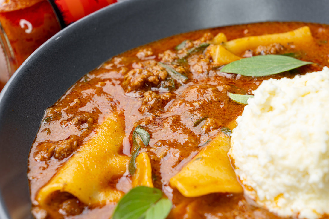 The Saucy African Lasagna Soup