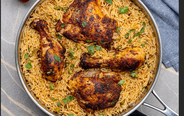 The Saucy African - One-Pot Chicken & Rice