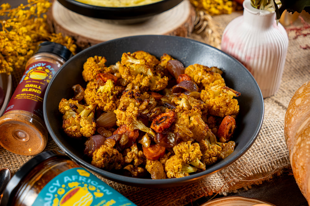 The Saucy African thanksgiving Vegetarian Box
