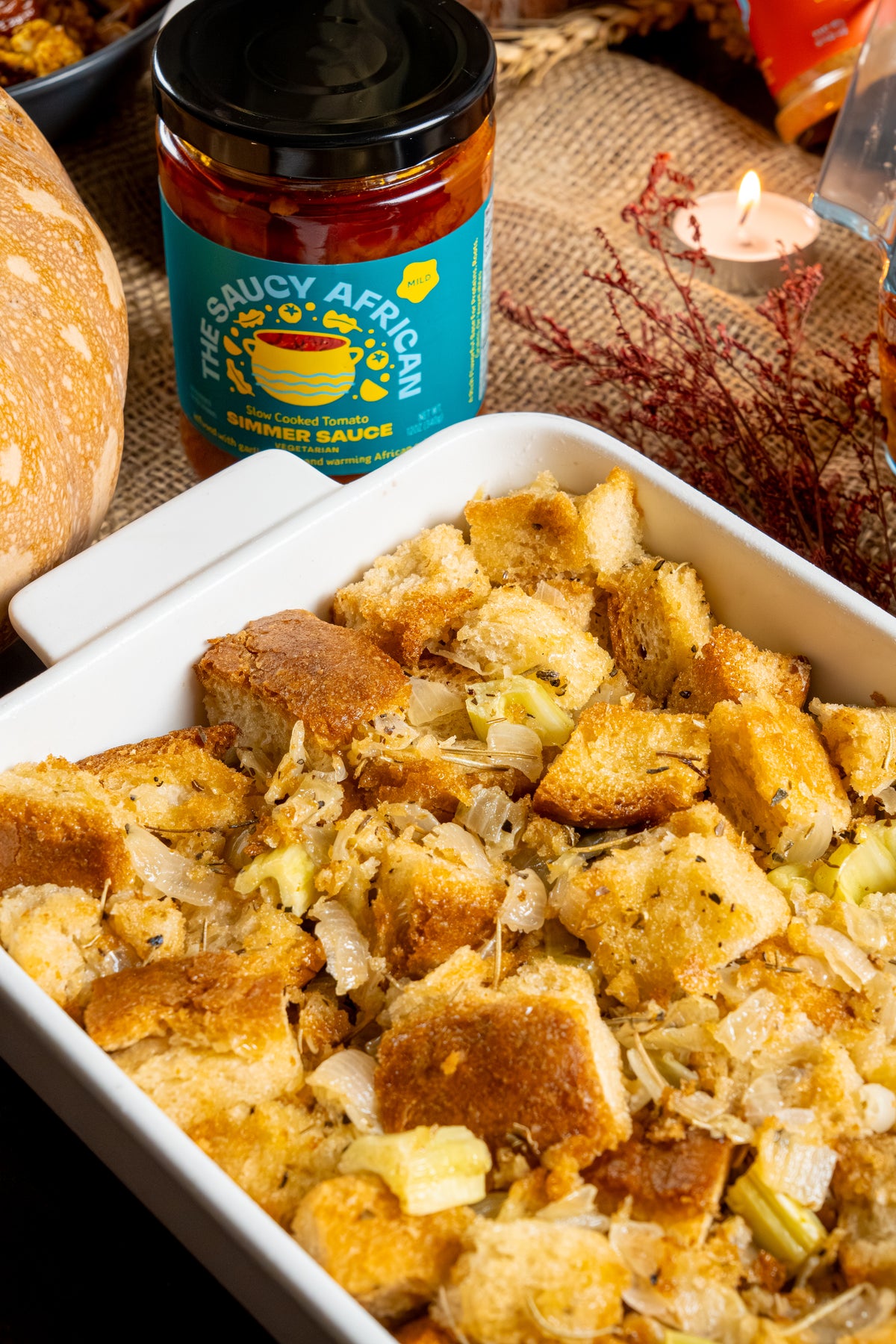 The Saucy African thanksgiving Vegetarian Box